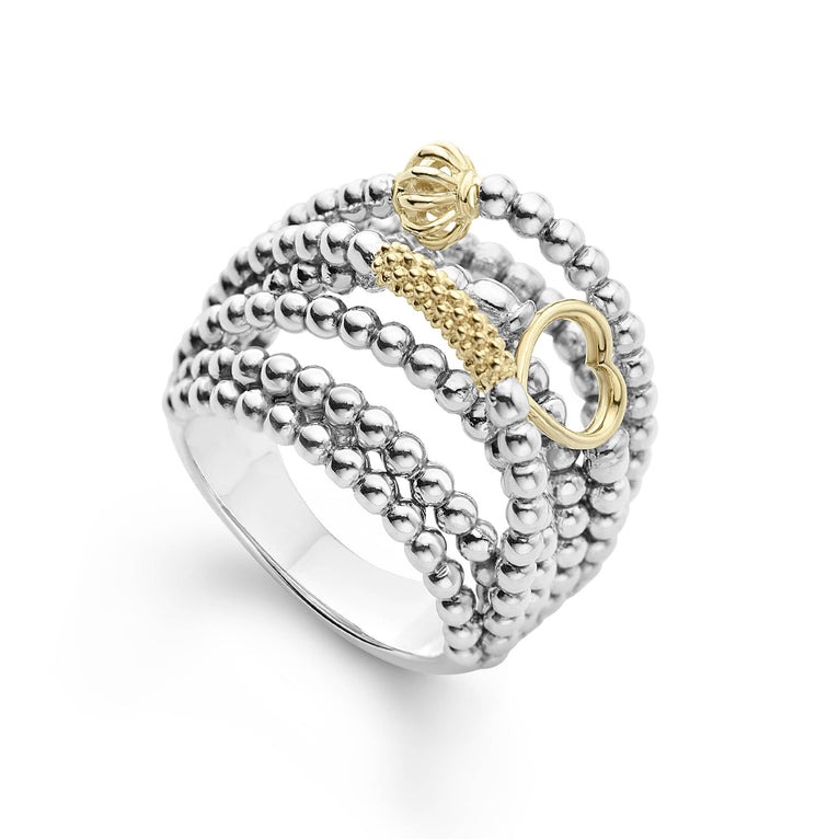 LAGOS Caviar Icon Statement Ring