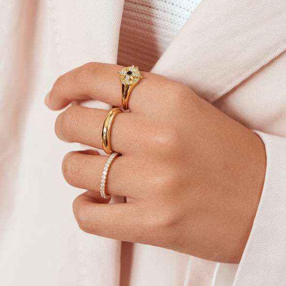 Ania Haie Star Signet Ring