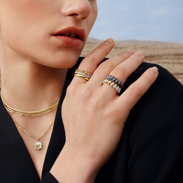 Ania Haie Paper Clip Link Ring