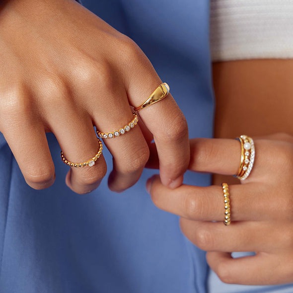 Ania Haie Bezel Set Ring