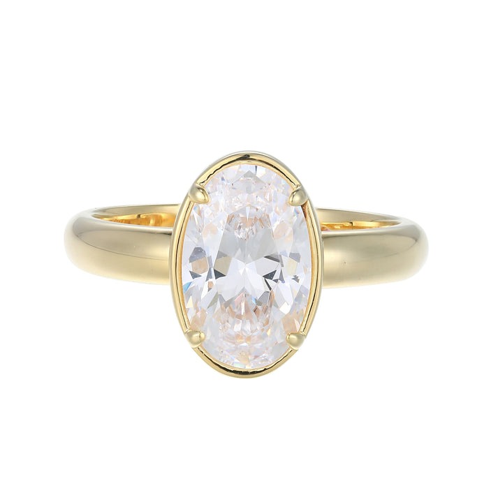 Elle Serenelle Oval Solitaire Ring