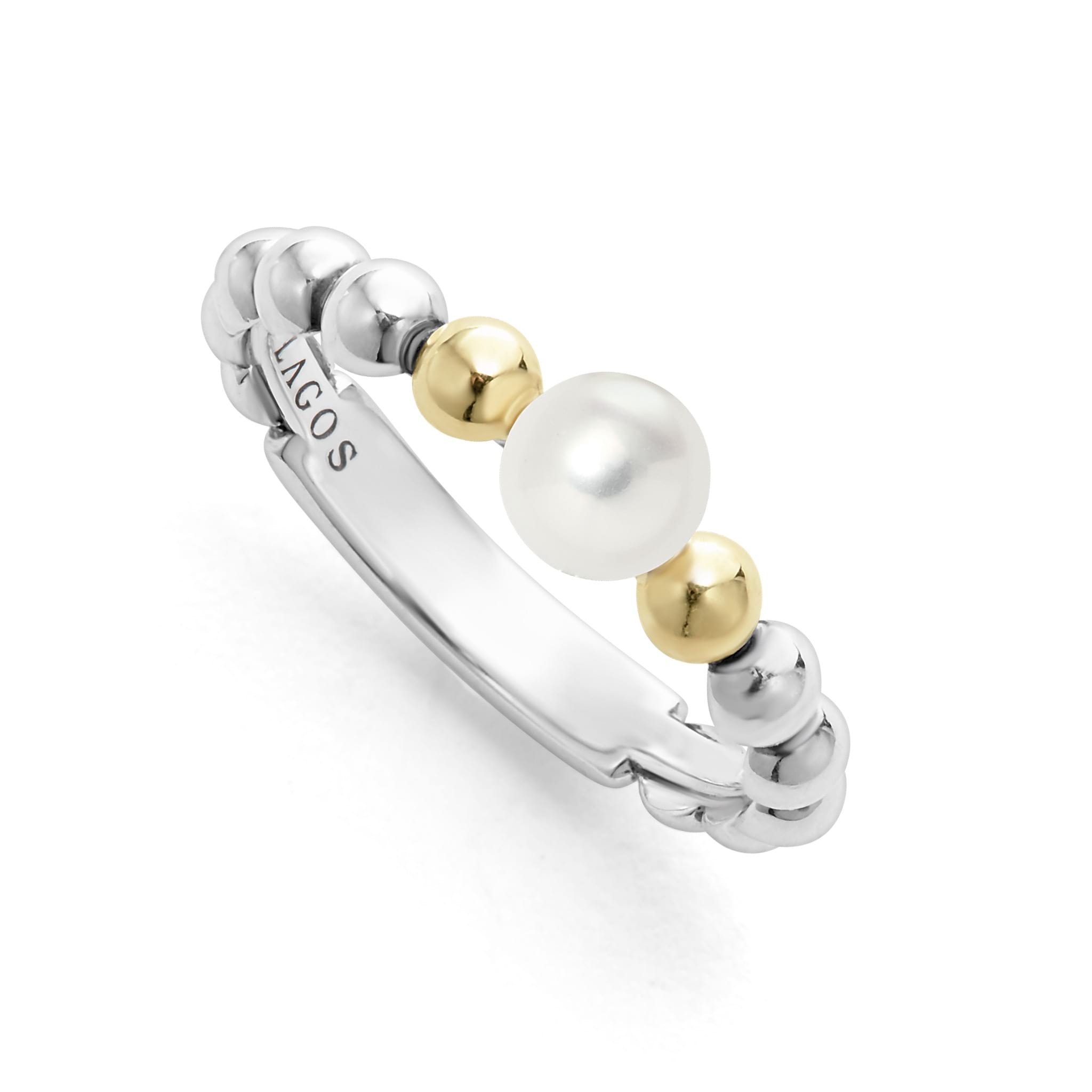 LAGOS Luna Pearl Ring