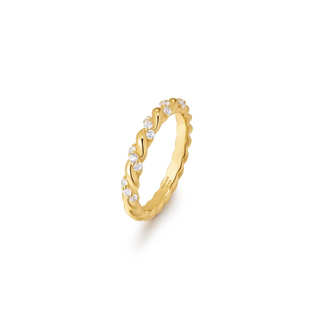Ania Haie Sparkle Twisted Ring