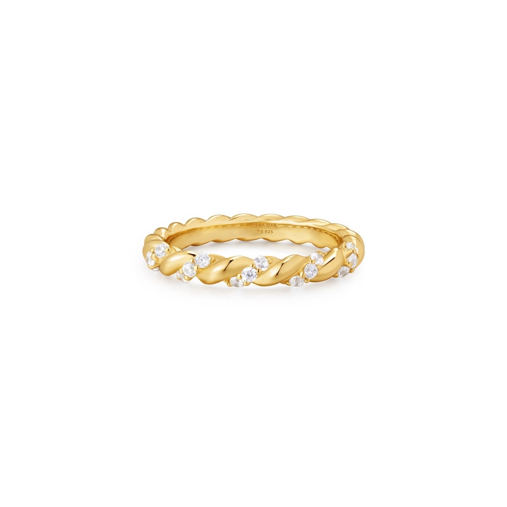 Ania Haie Sparkle Twisted Ring