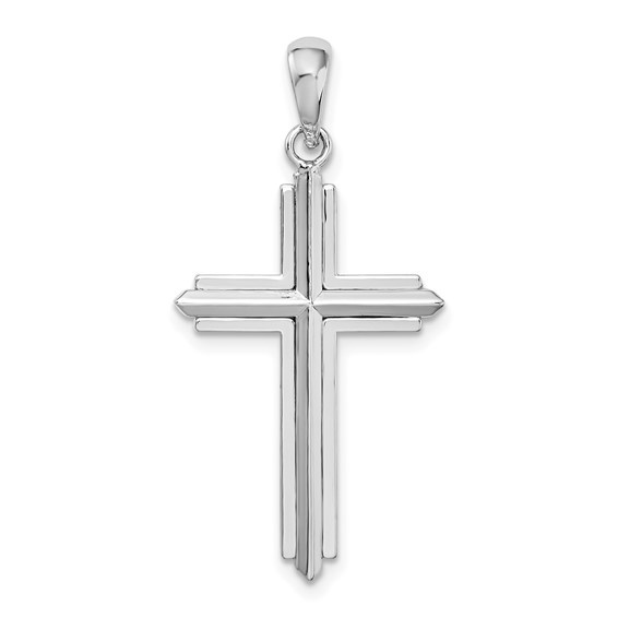 Rox by Martin Binder Silver Passion Frame Cross Pendant