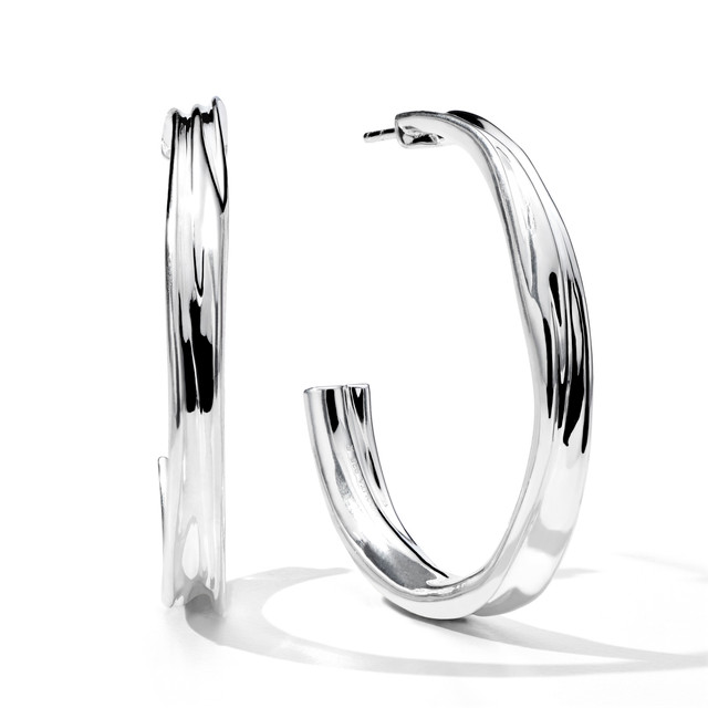 Ippolita Classico Medium Crush Hoop Earrings