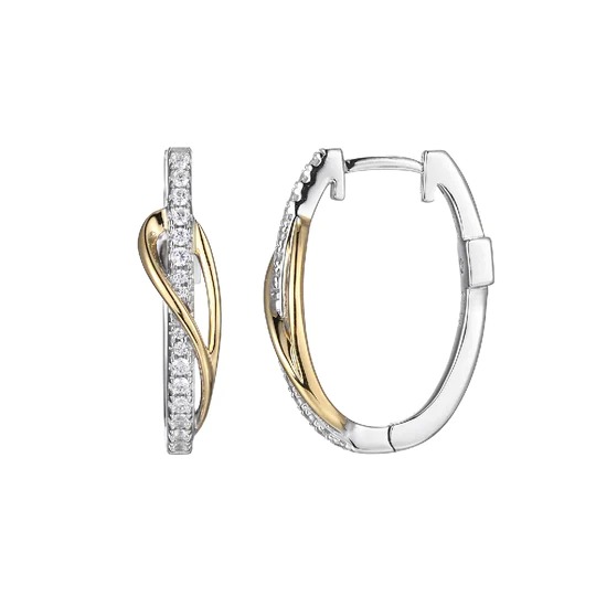 Elle Confluence Hoop Earrings