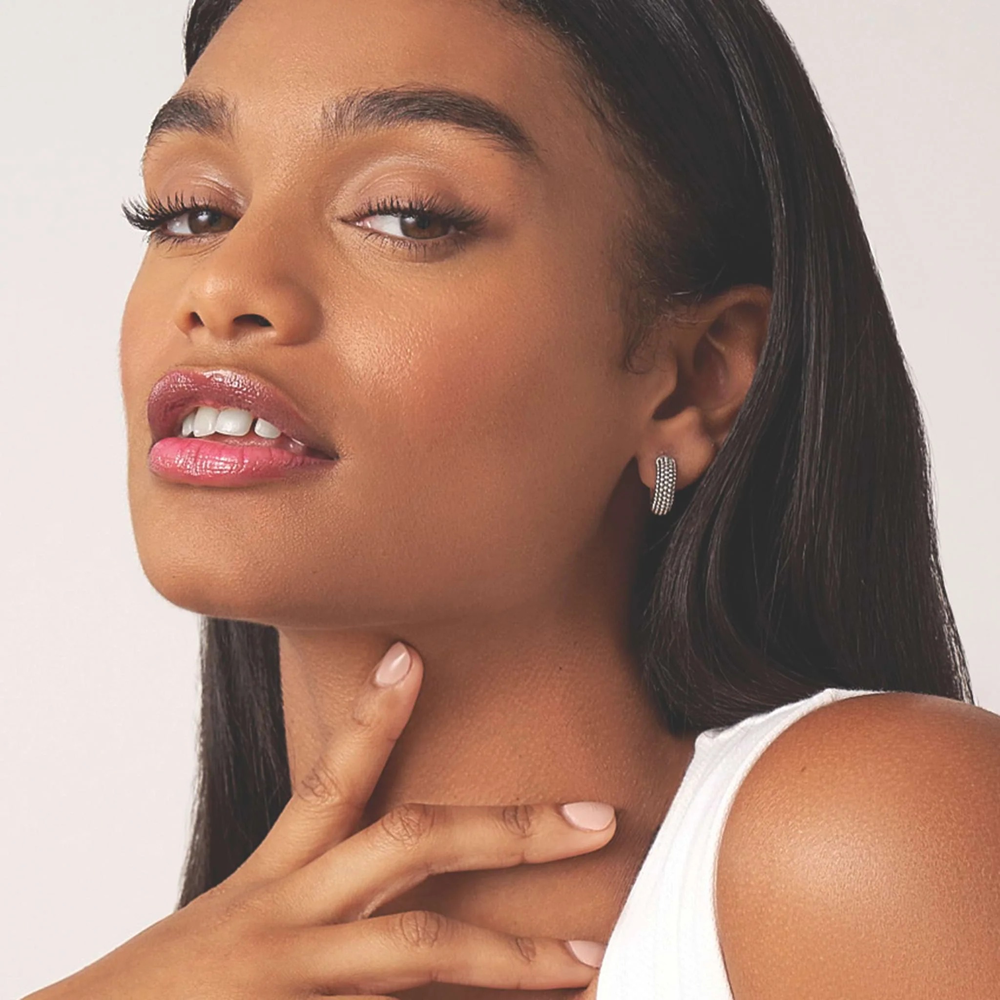 Lagos Signature Caviar Huggie Earrings