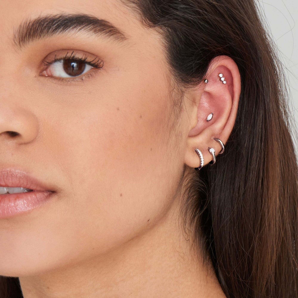 Ania Haie Smooth Huggie Hoop Earrings