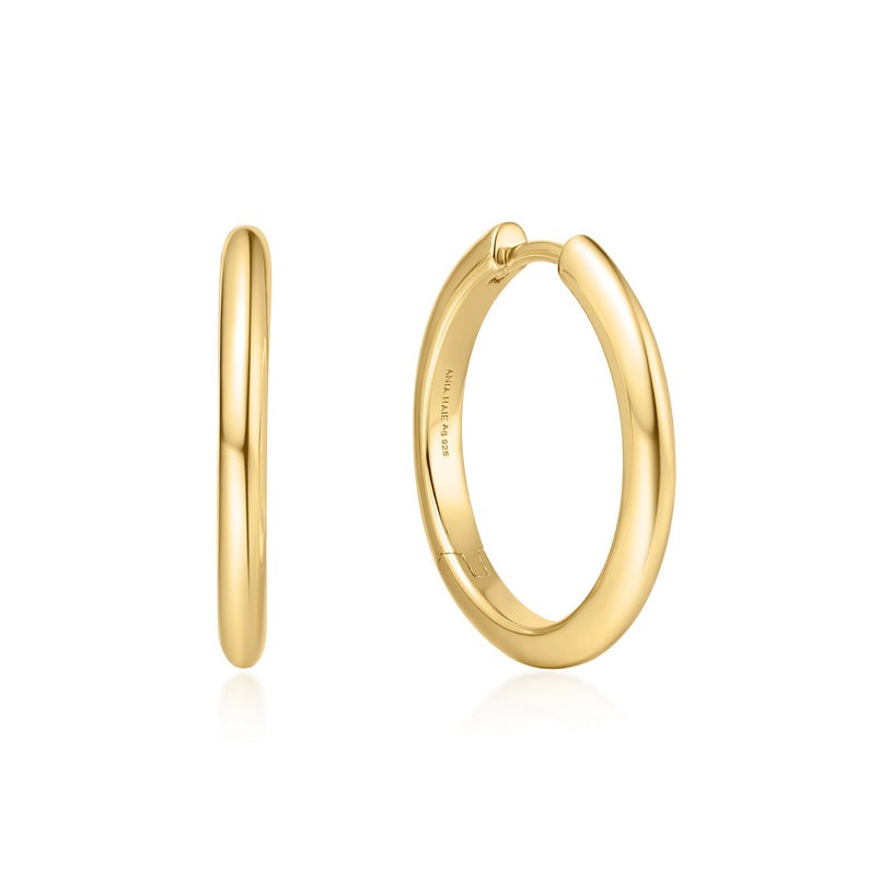 Ania Haie Vogue Maven Tube Medium Hoop Earrings