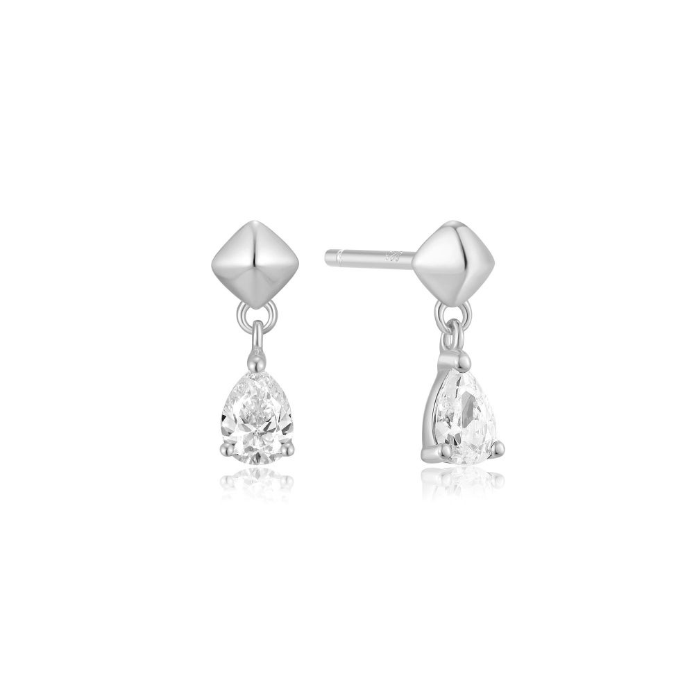 Ania Haie Trailblazer Pyramid Dangle Stud Earrings