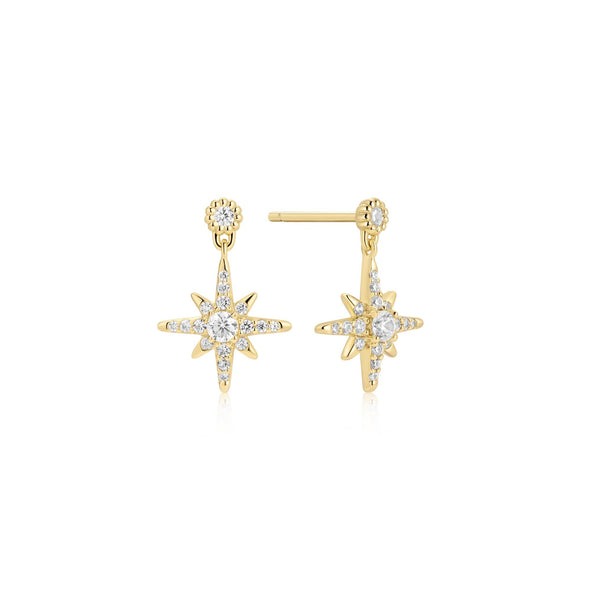 Ania Haie Dangling Nova Star Stud Earrings