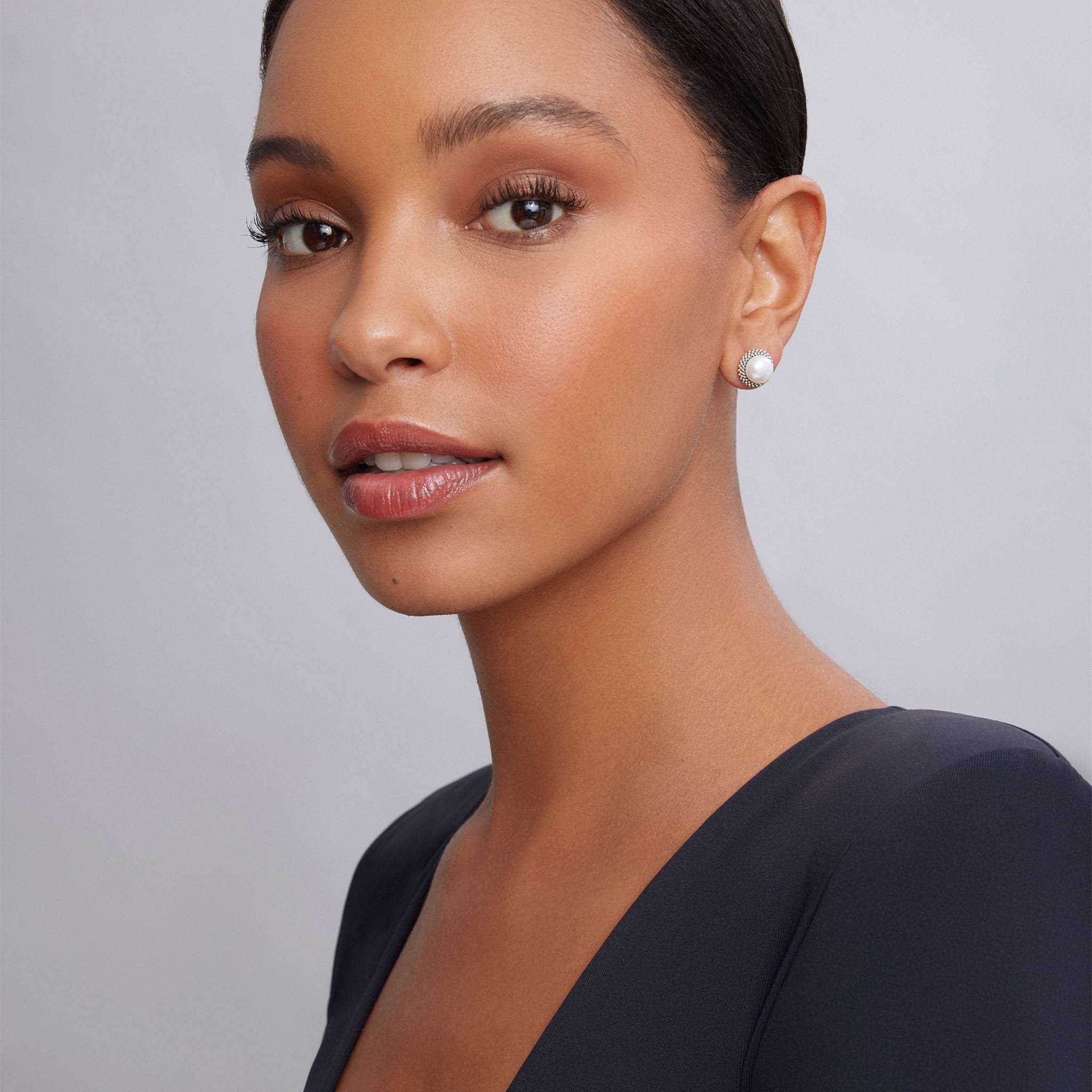 LAGOS Luna Pearl Stud Earrings