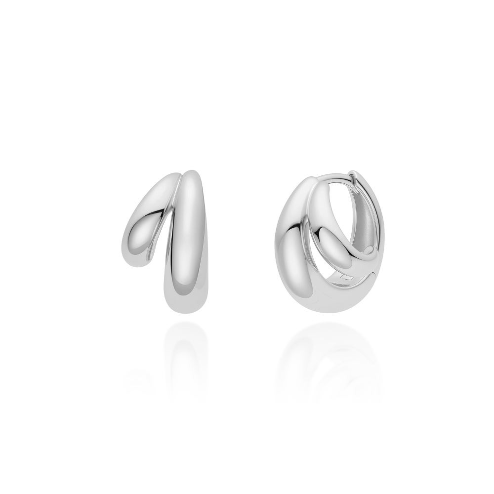 Ania Haie Dome Huggie Hoop Earrings