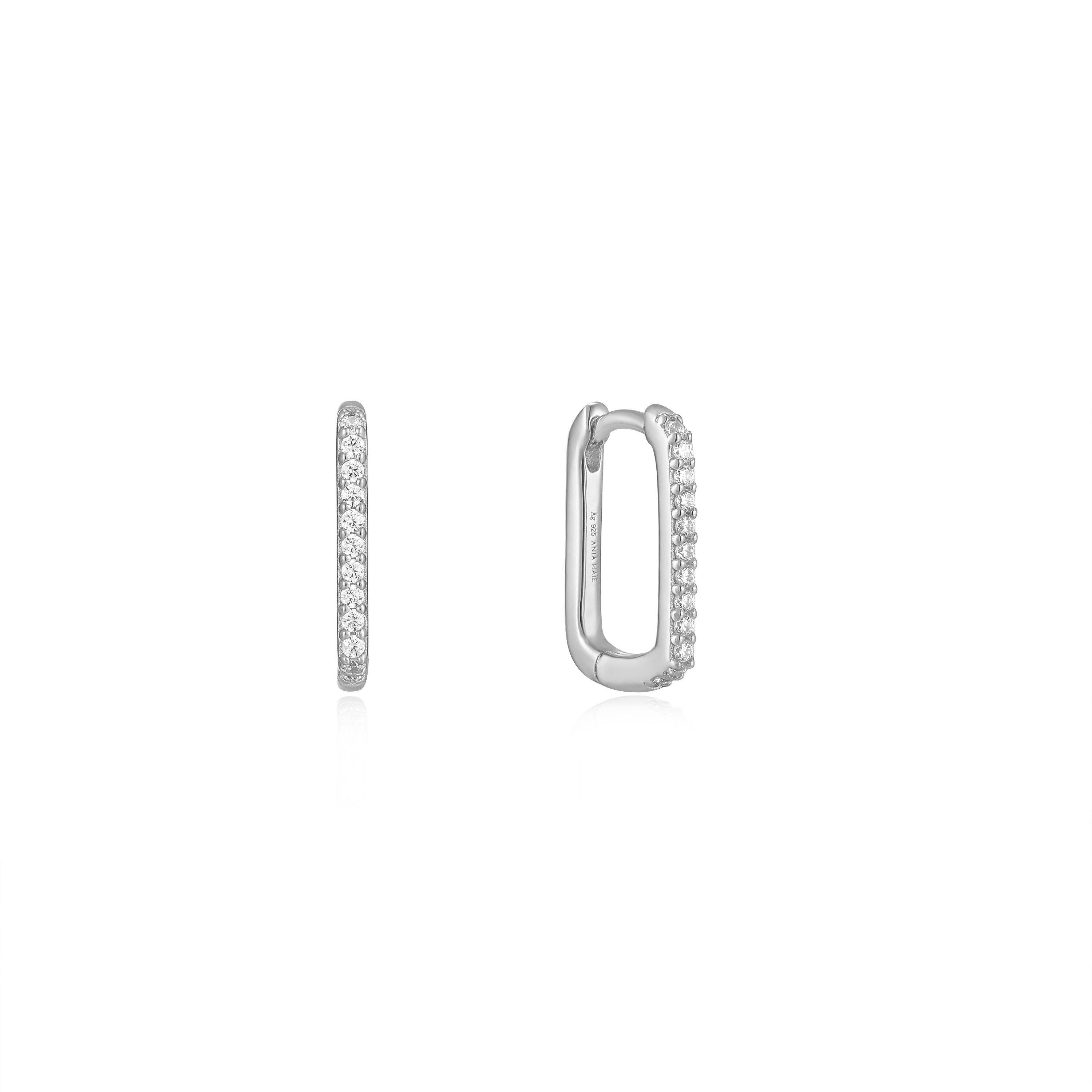 Ania Haie Glam Rock Oval Hoop Earrings