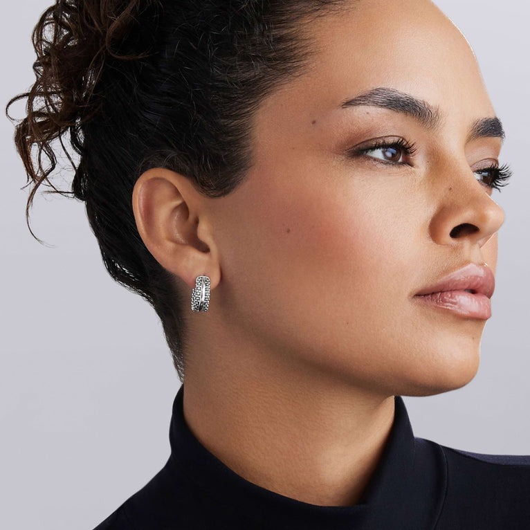 LAGOS Signature Caviar Beaded Huggie Earrings