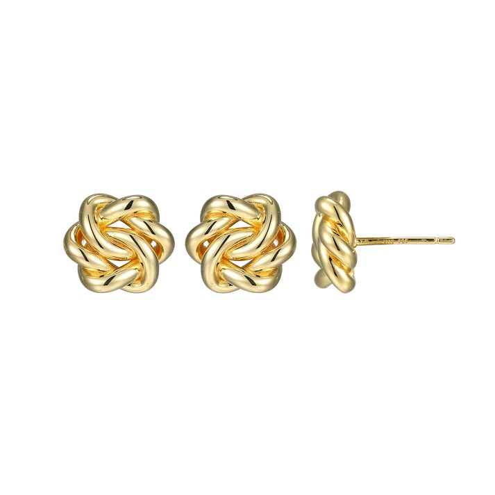 Elle Eternal Knot Stud Earrings