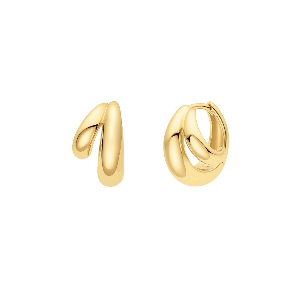 Ania Haie Dome Huggie Hoop Earrings