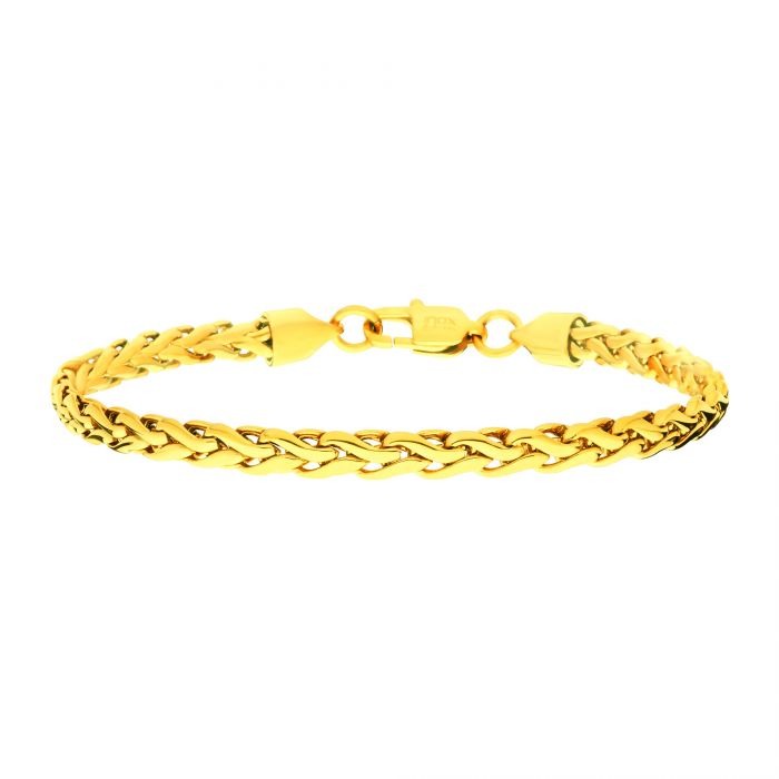 Inox 5mm Spiga Chain Bracelet