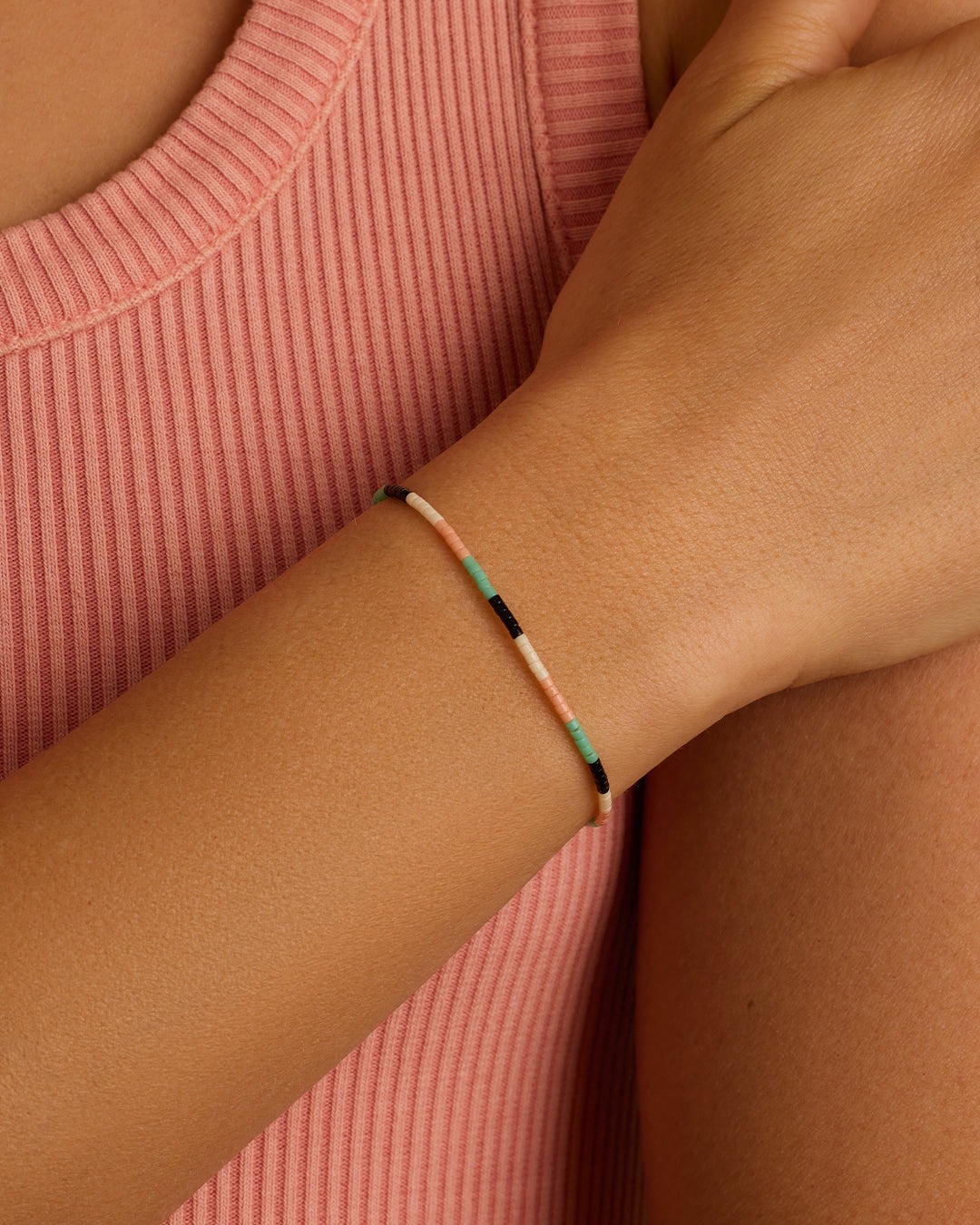 Gorjana Gigi Palm Desert Stripe Adjustable Bracelet