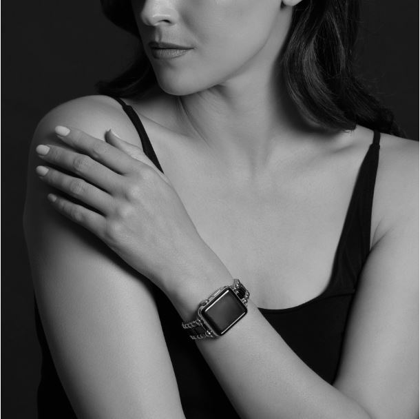 Lagos Smart Caviar Black Ceramic Watch Bracelet