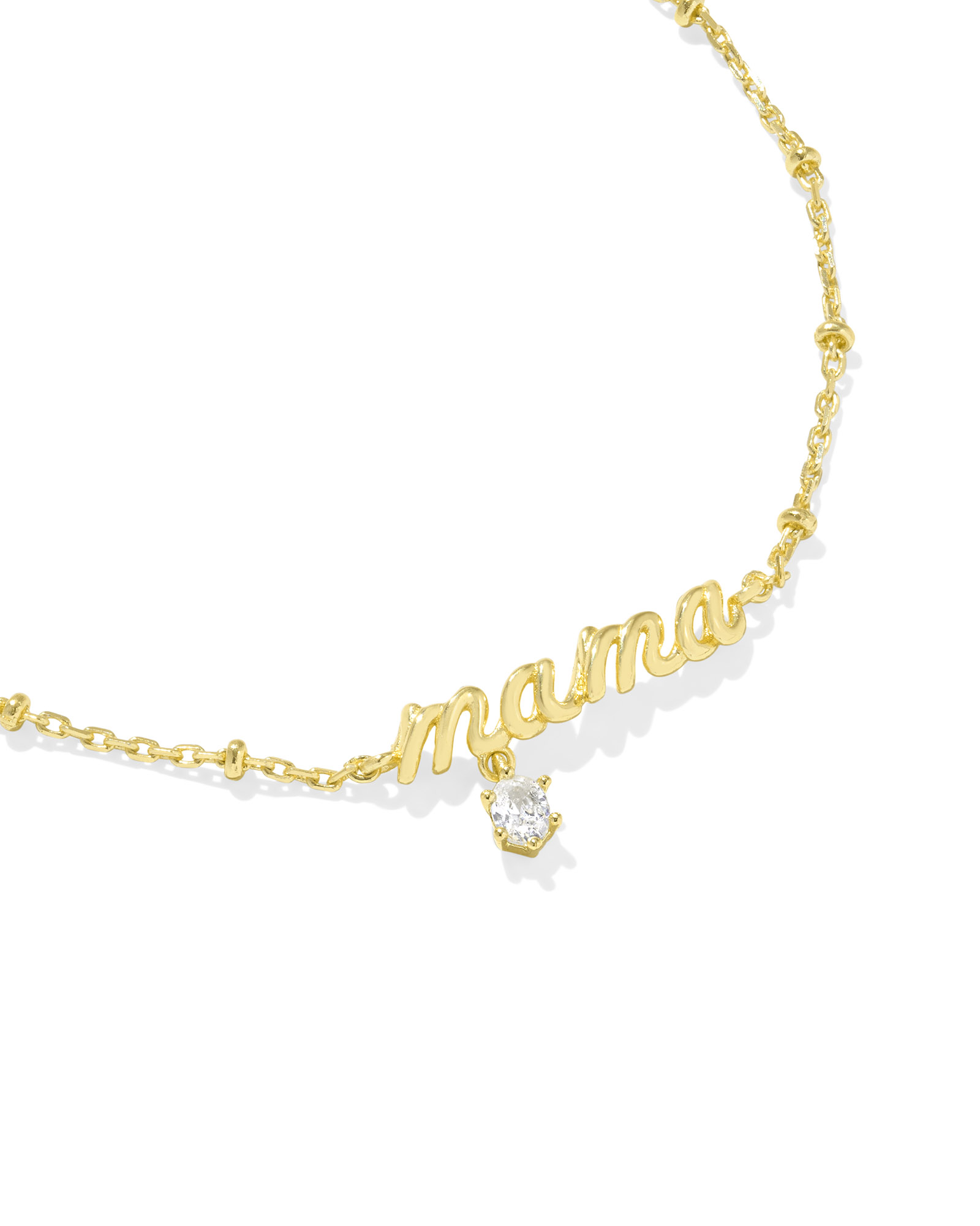 Kendra Scott Mama Crystal Delicate Chain Bracelet