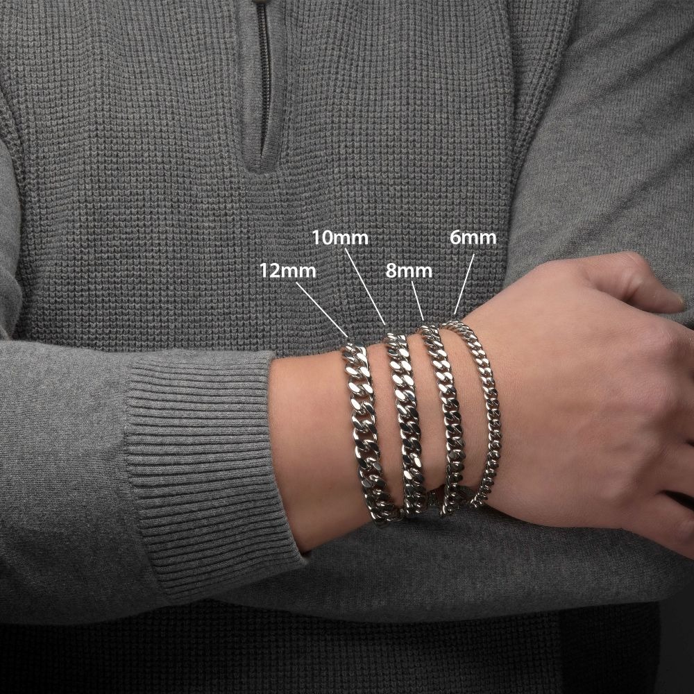 Inox Steel 6mm Miami Cuban Chain Bracelet