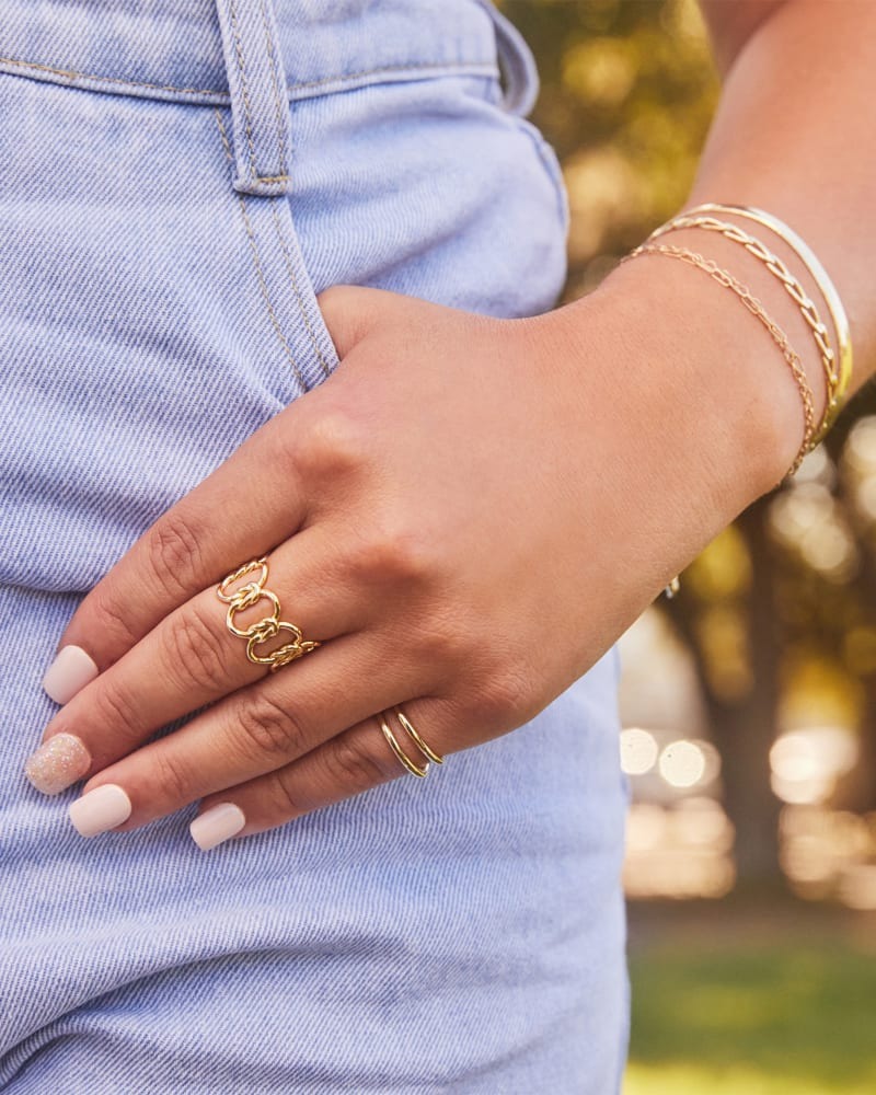 Kendra Scott Kassie Chain Set Of 3 Bracelets