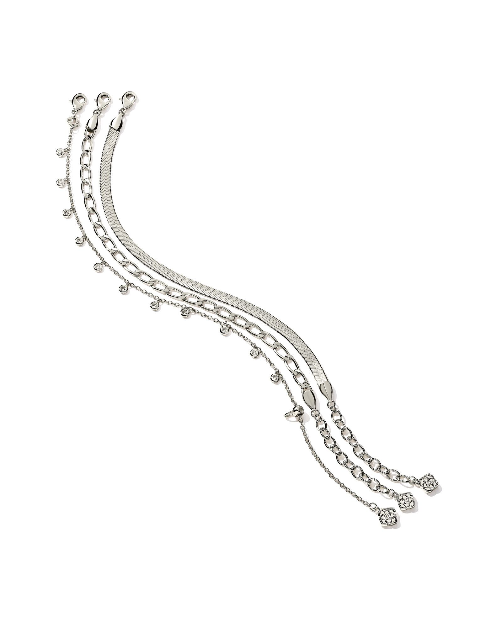 Kendra Scott Kassie Chain Set Of 3 Bracelets