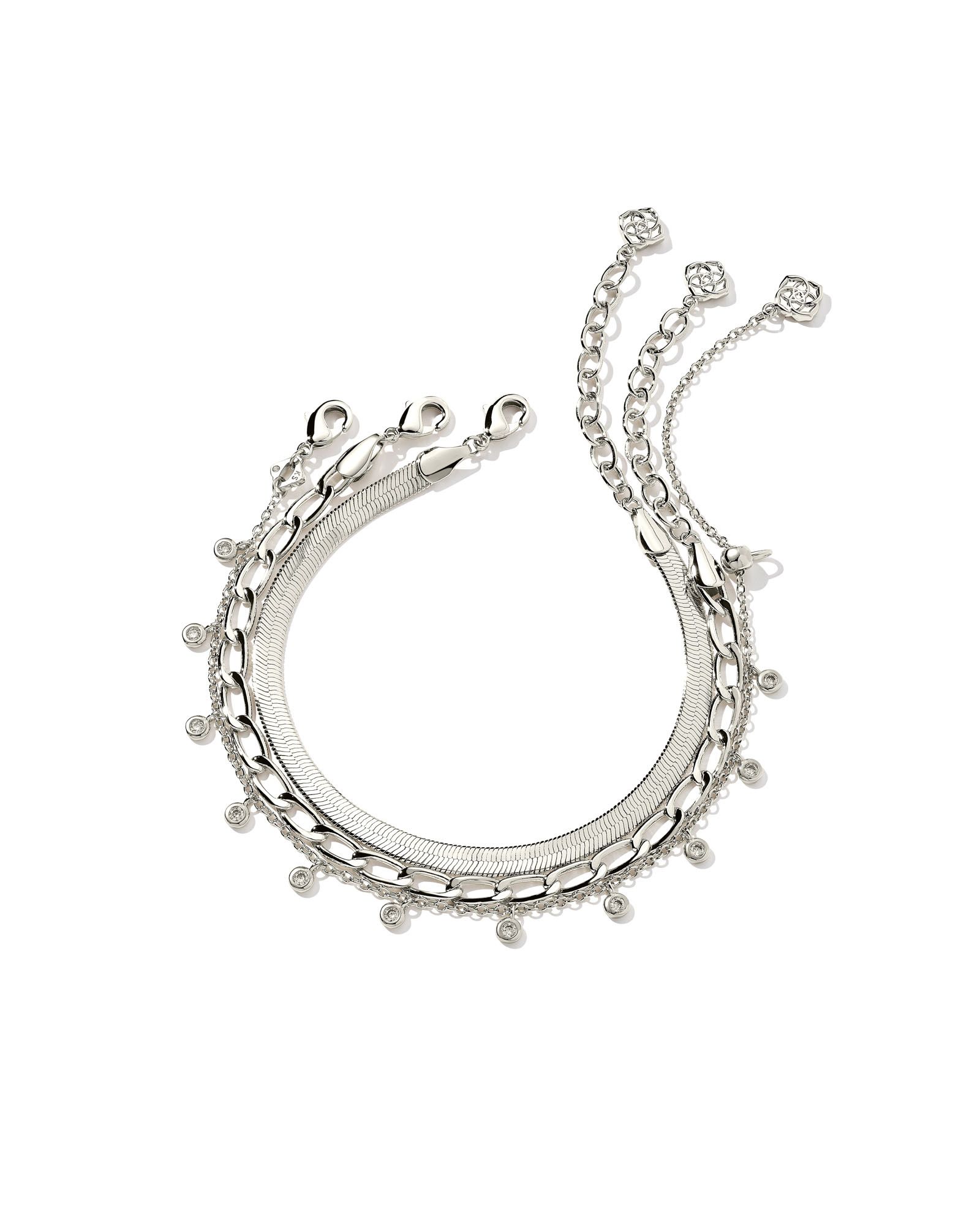 Kendra Scott Kassie Chain Set Of 3 Bracelets