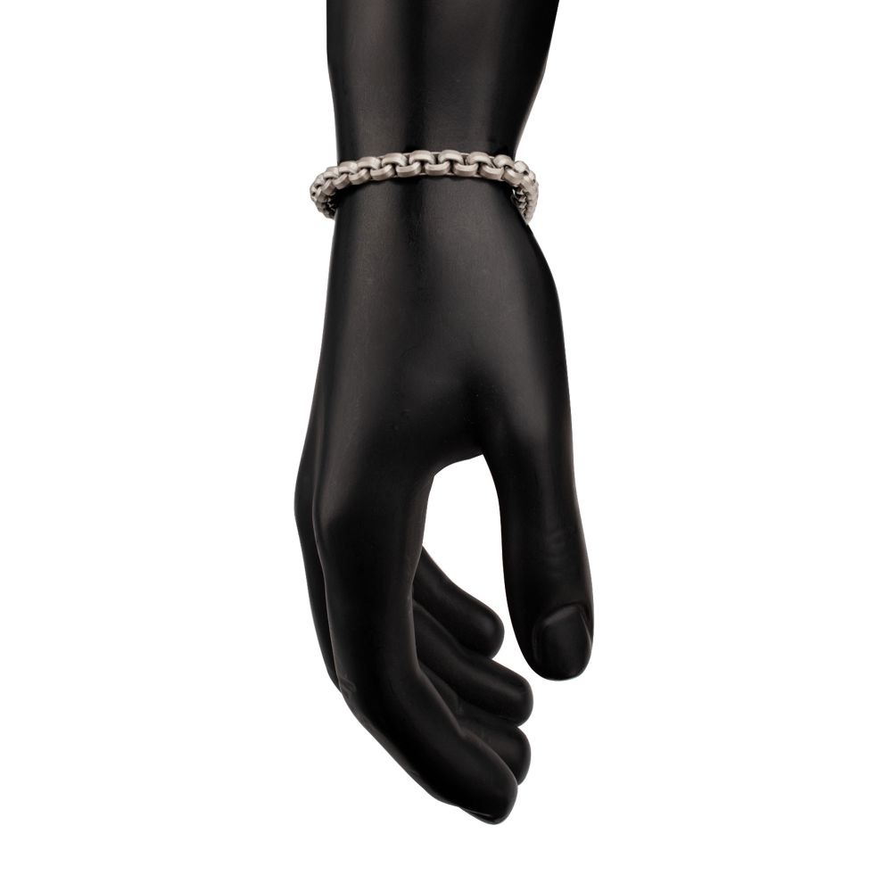 Inox 6mm Box Box Chain Bracelet