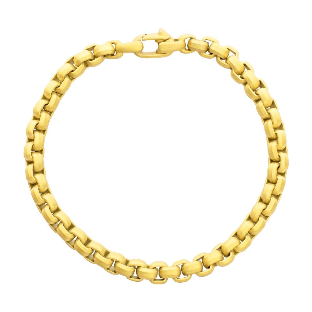 Inox 6mm Box Box Chain Bracelet