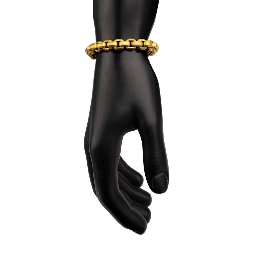 Inox 8mm Box Box Chain Bracelet