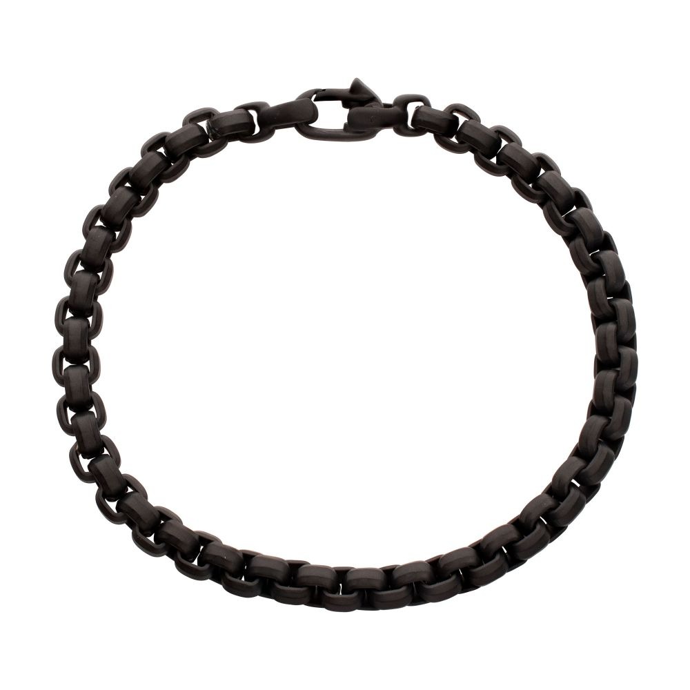 Inox 6mm Box Box Chain Bracelet