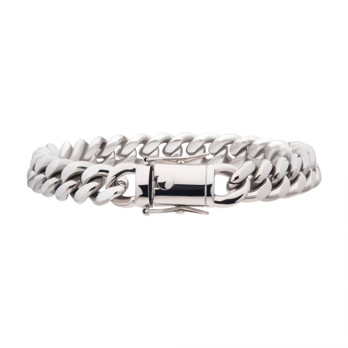 INOX 8mm Miami Cuban Chain Bracelet
