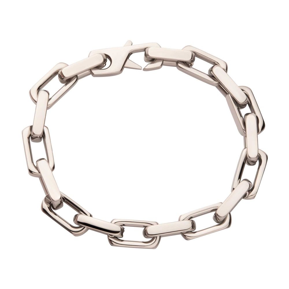 アクセサリー OLD JOE BUCKLE CHAIN BRACELET INOX 8mm Steel Paperclip Chain Bracelet - 001-660-02686
