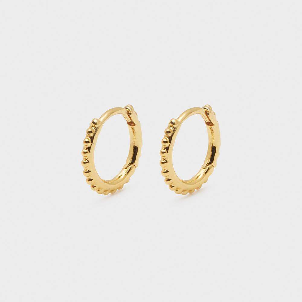 Gorjana Bali Huggie Hoop Yellow Earrings