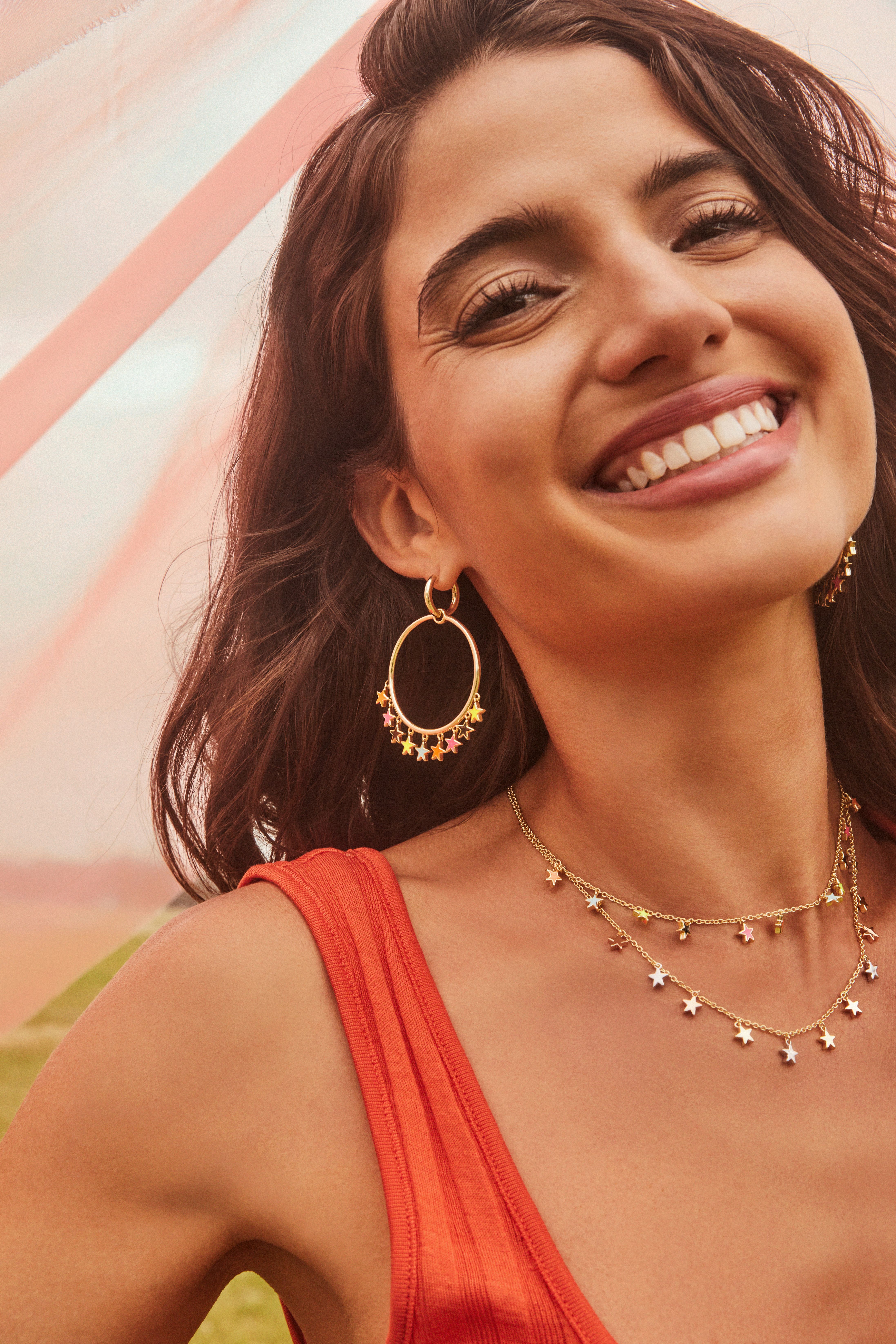 Kendra Scott Sloane Star Open Frame Earrings
