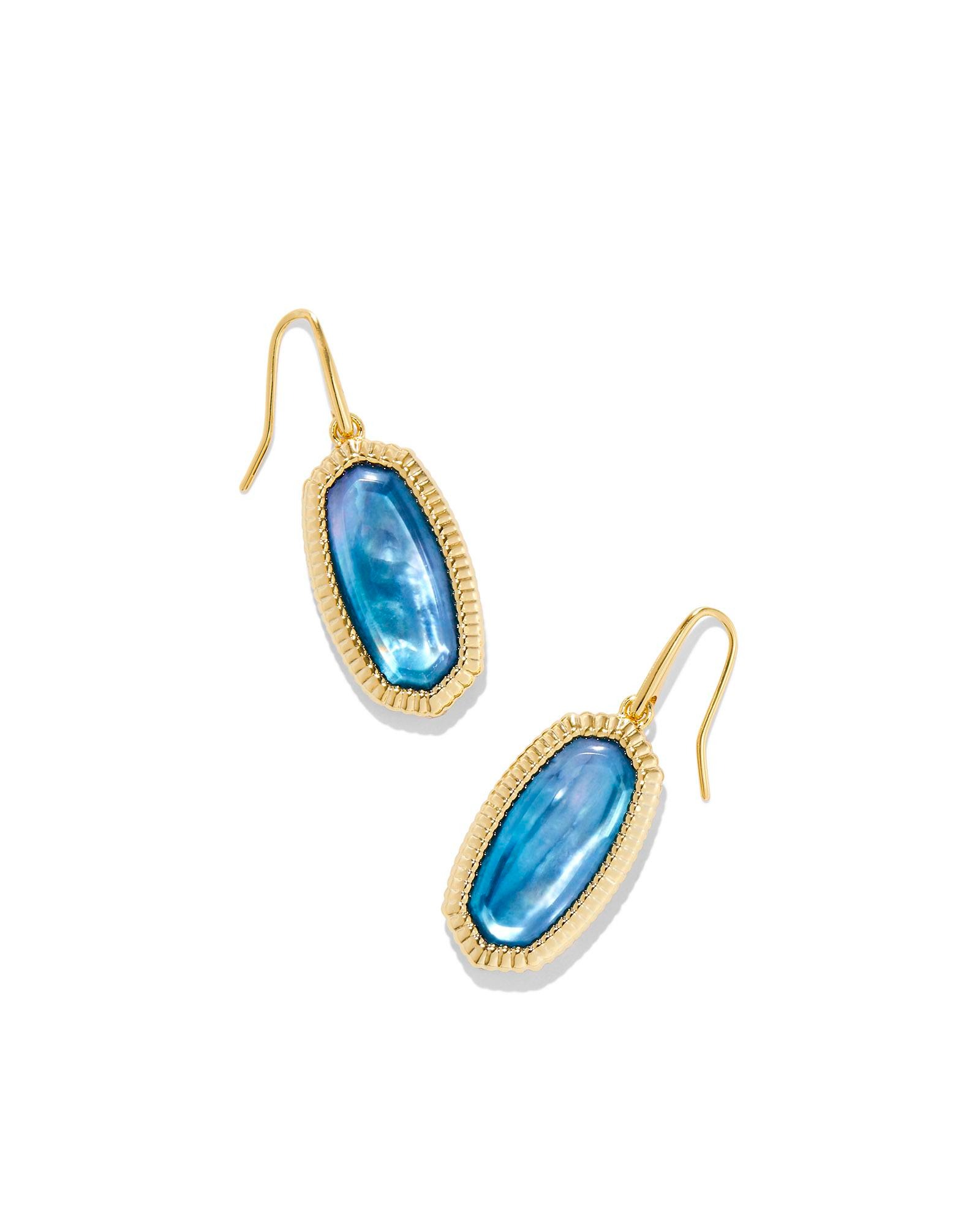 Kendra Scott Dani Ridge Frame Drop Earrings