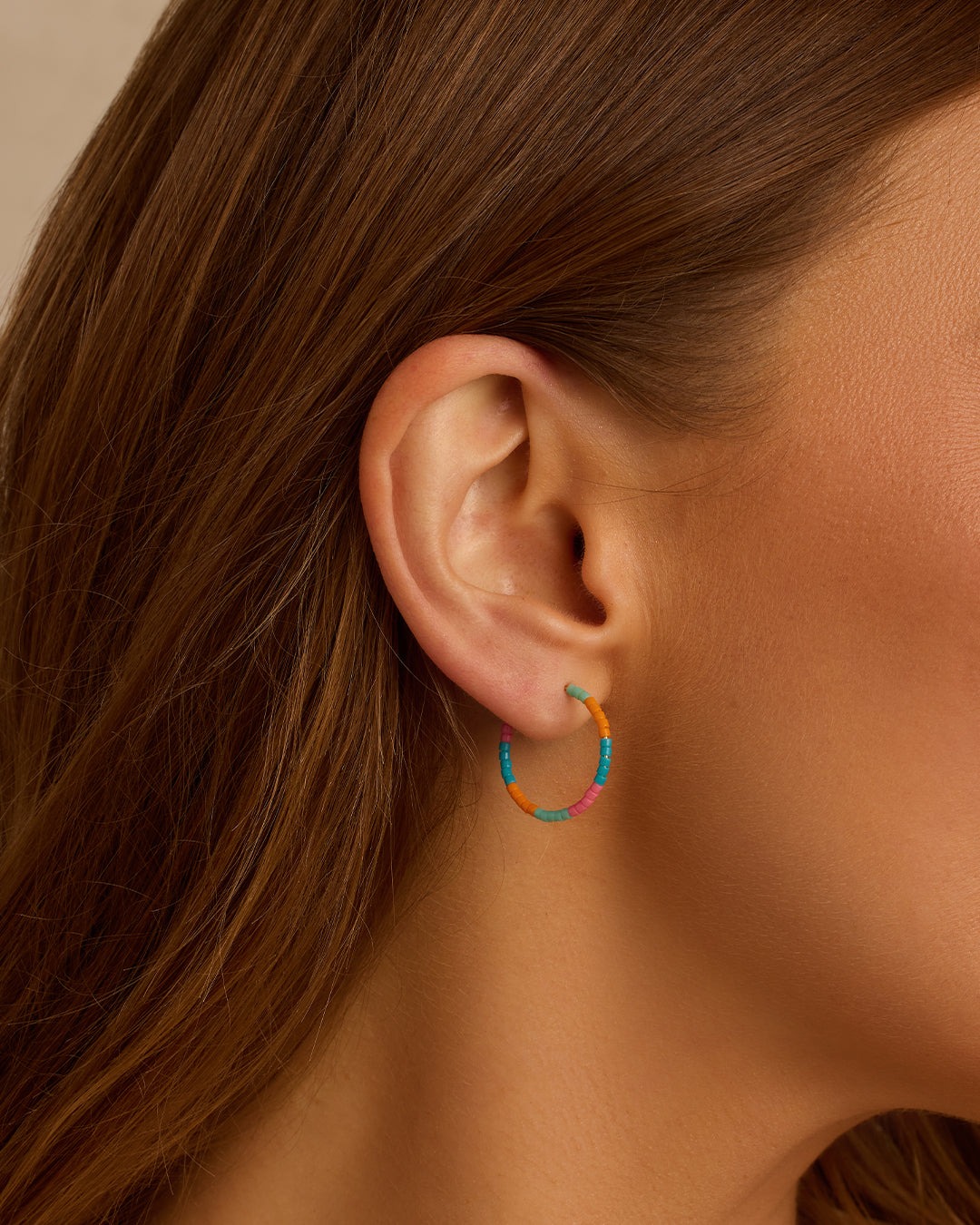 Gorjana Miami Gigi Stripe Hoop Earrings