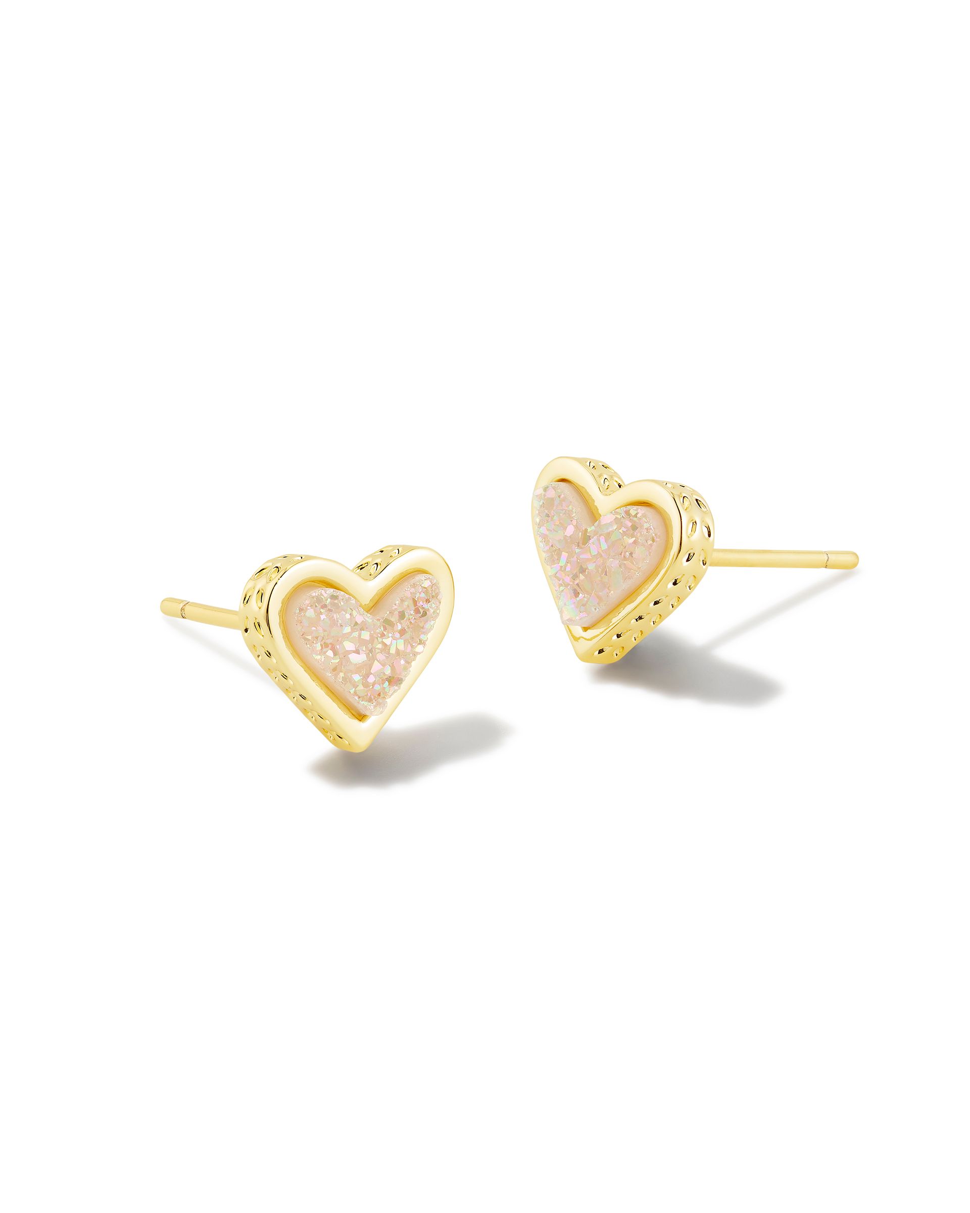Kendra Scott Framed Ari Heart Stud Earrings