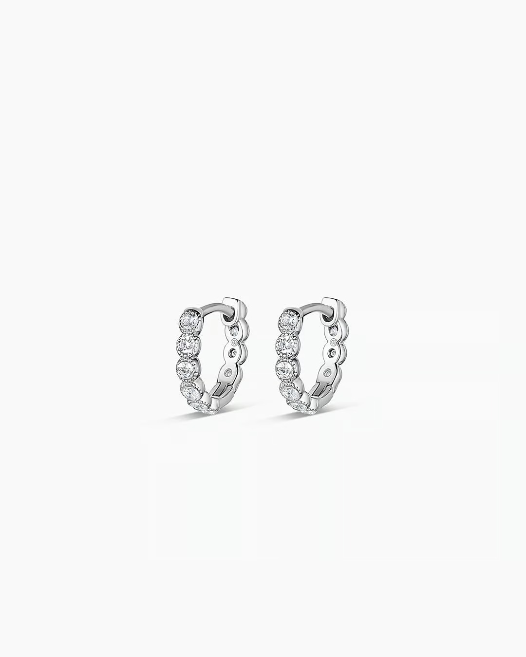 Gorjana Madison Shimmer Huggie Earrings