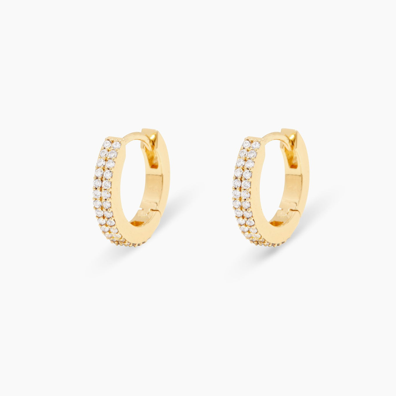 Gorjana Wilder Shimmer Bar Huggie Earrings