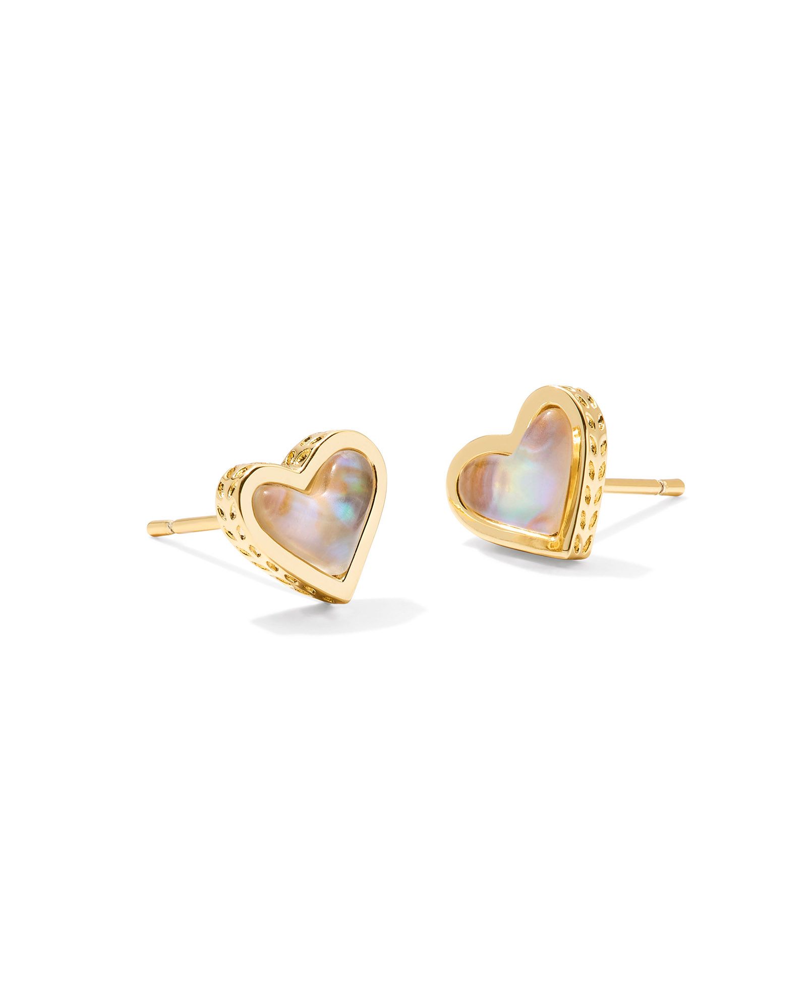 Kendra Scott Framed Ari Heart Stud Earrings