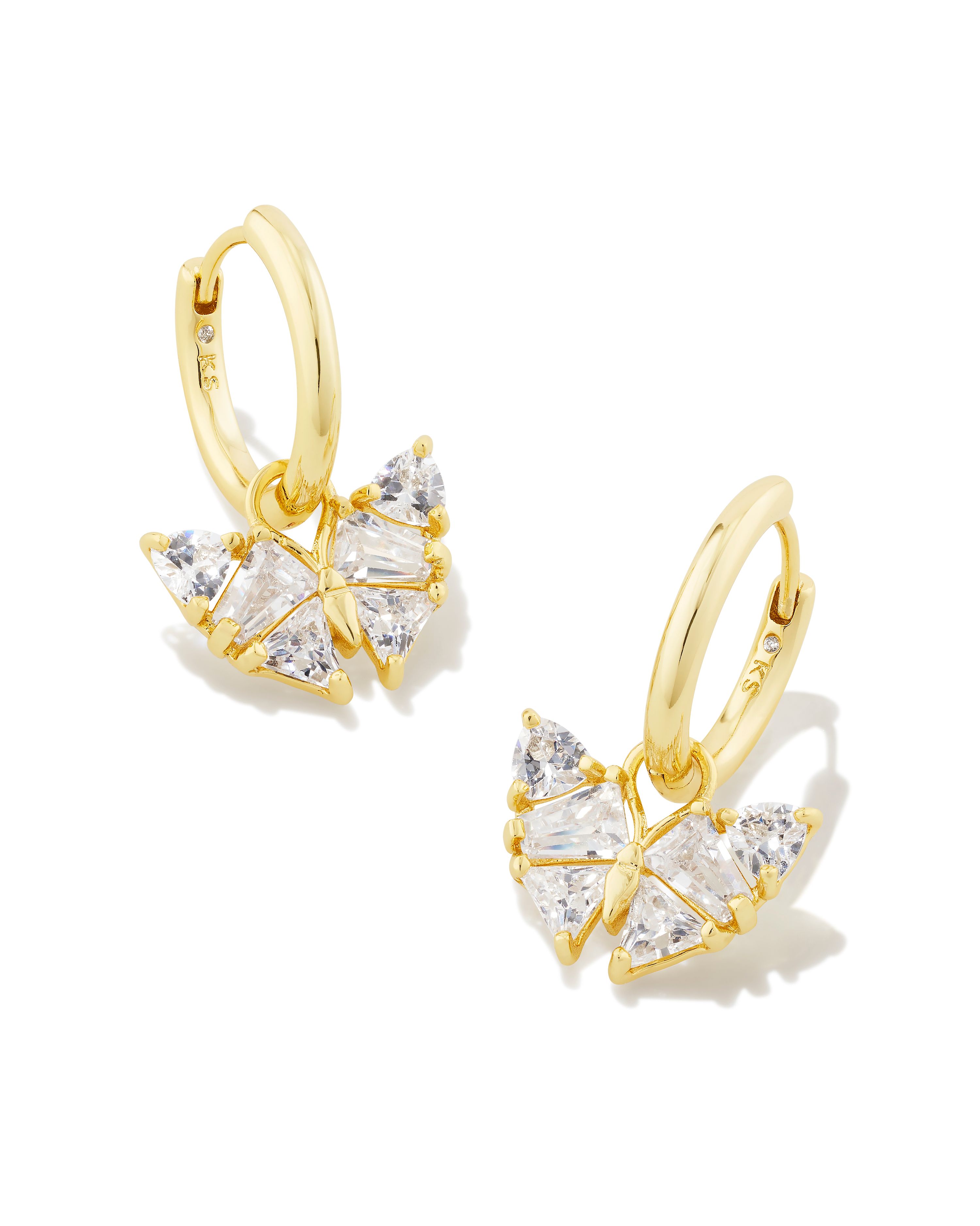 Kendra Scott Blair Butterfly Huggie Earrings