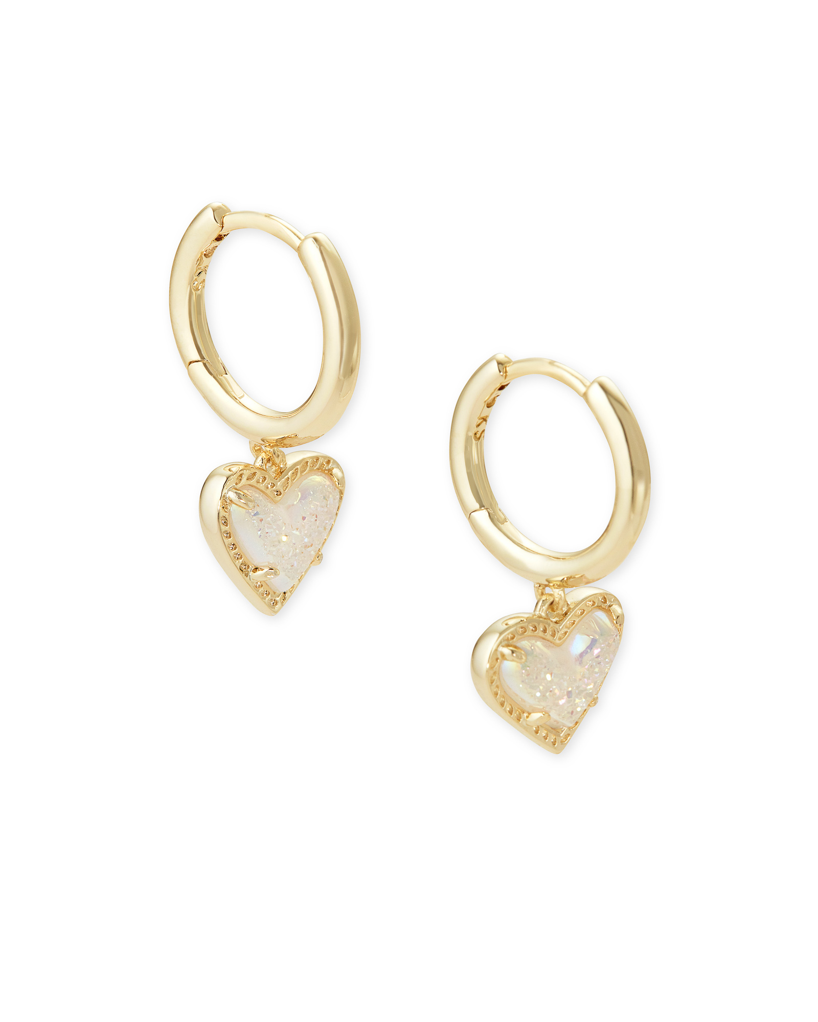 Kendra Scott Ari Heart Huggie Earrings