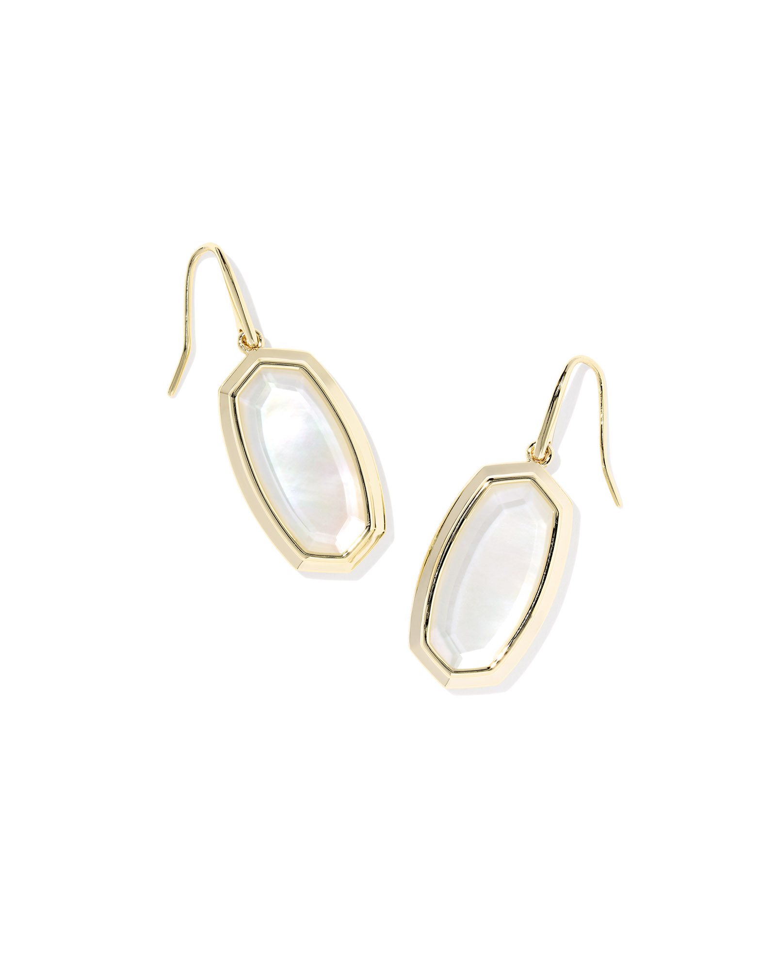 Kendra Scott Dani Bezel Drop Earrings 001-665-02498