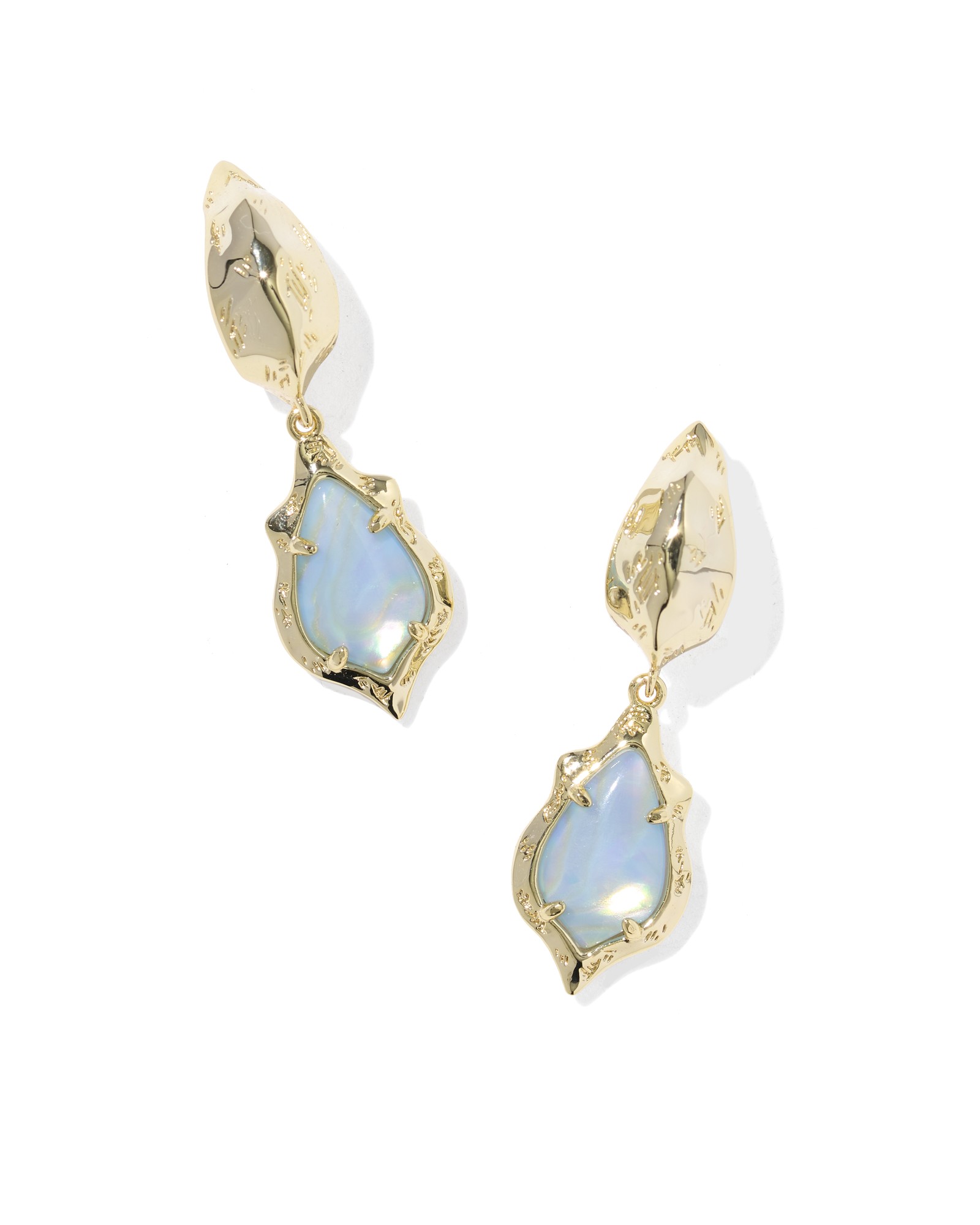 Kendra Scott Adriana Scallop Frame Huggie Earrings
