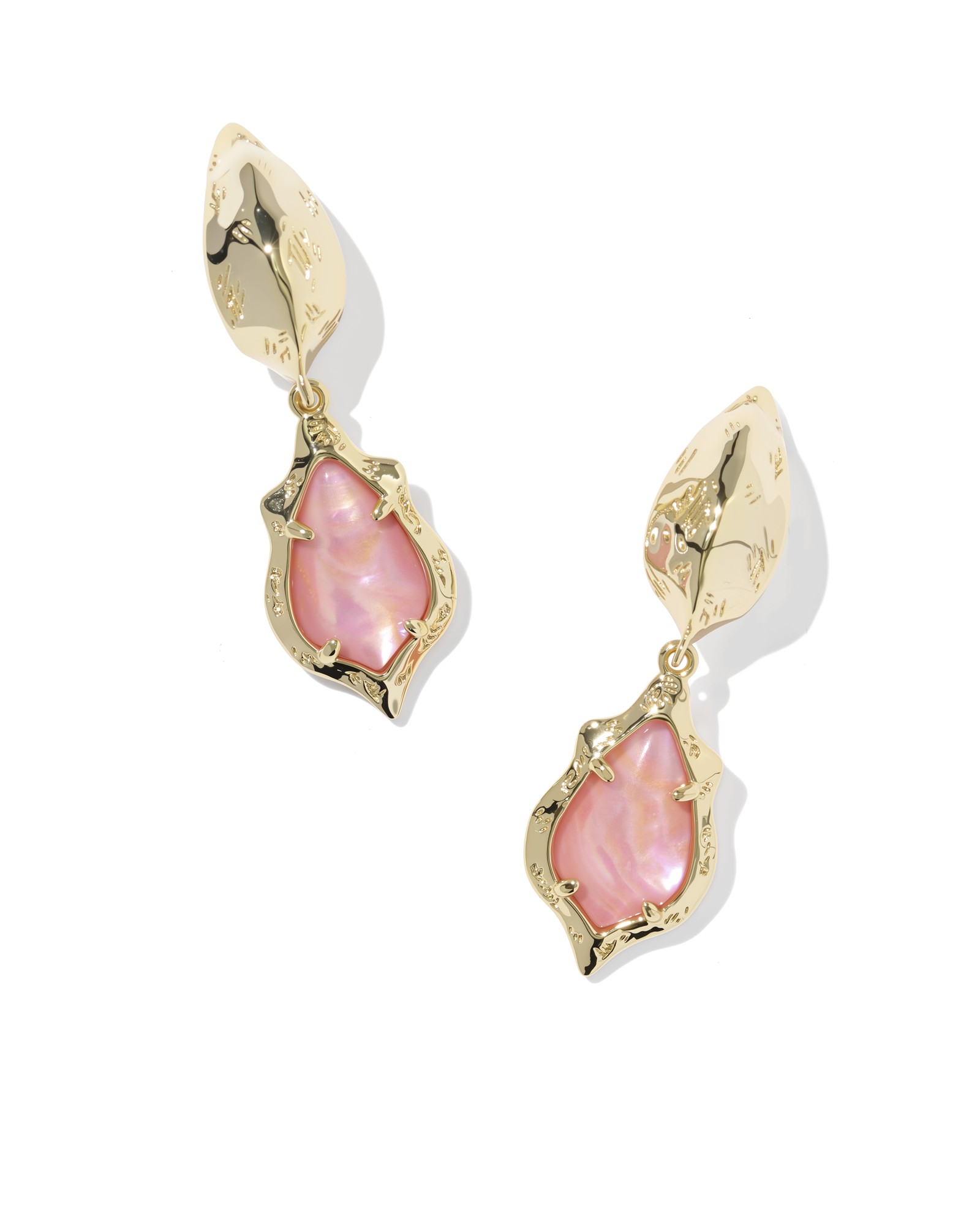 Kendra Scott Adriana Scallop Frame Huggie Earrings