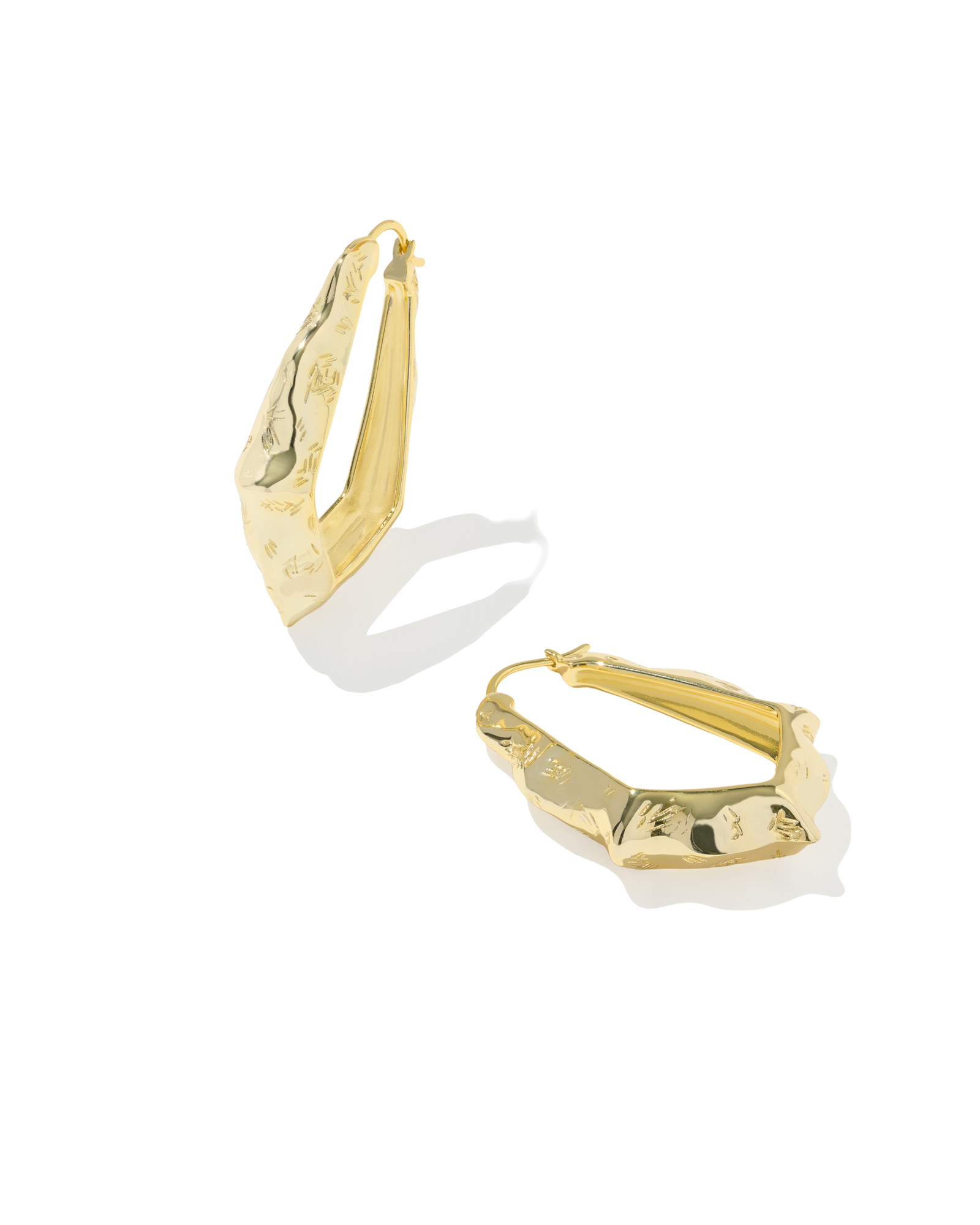 Kendra Scott Adriana Scallop Frame Hoop Earrings